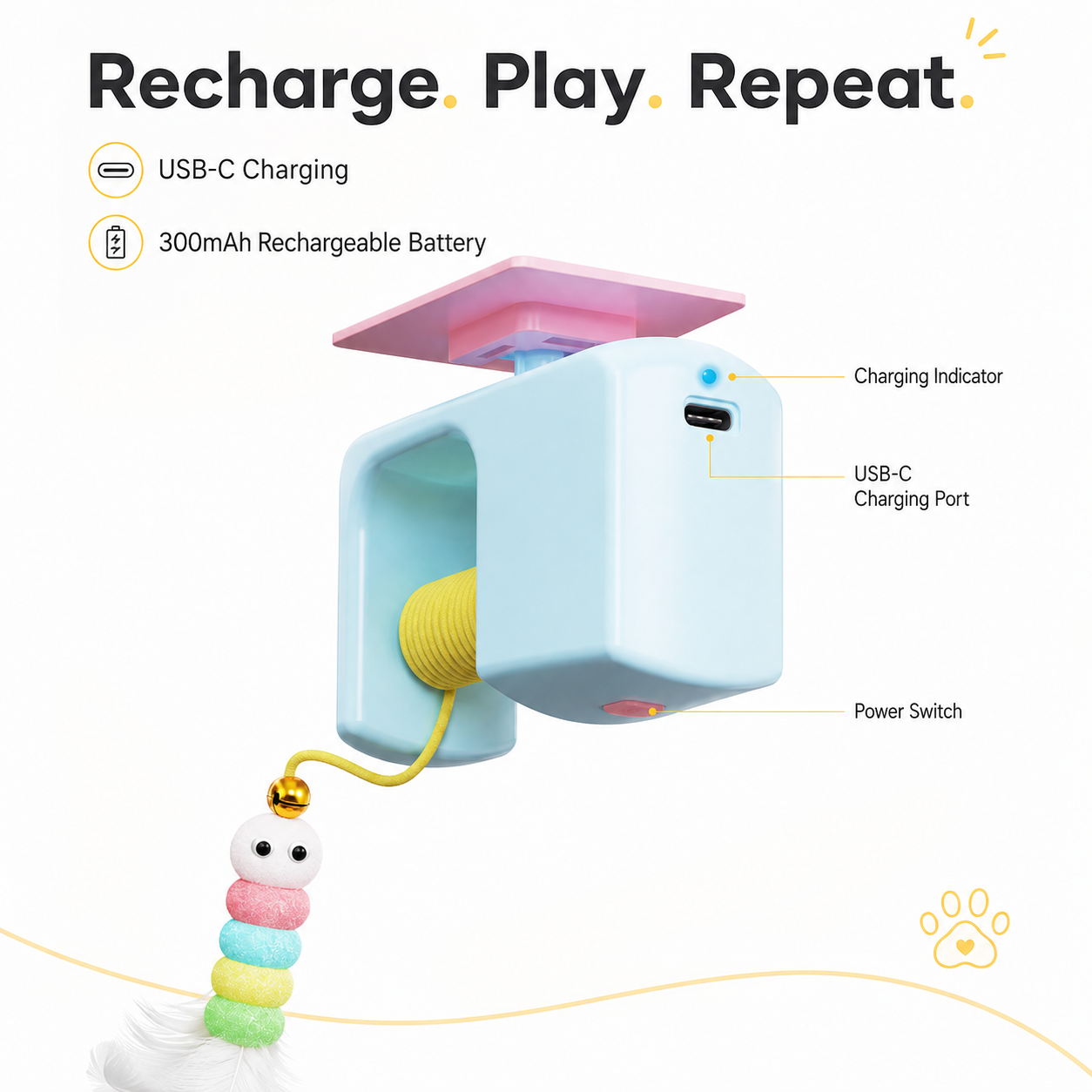 ELVANI yo-yo cat toy product detail