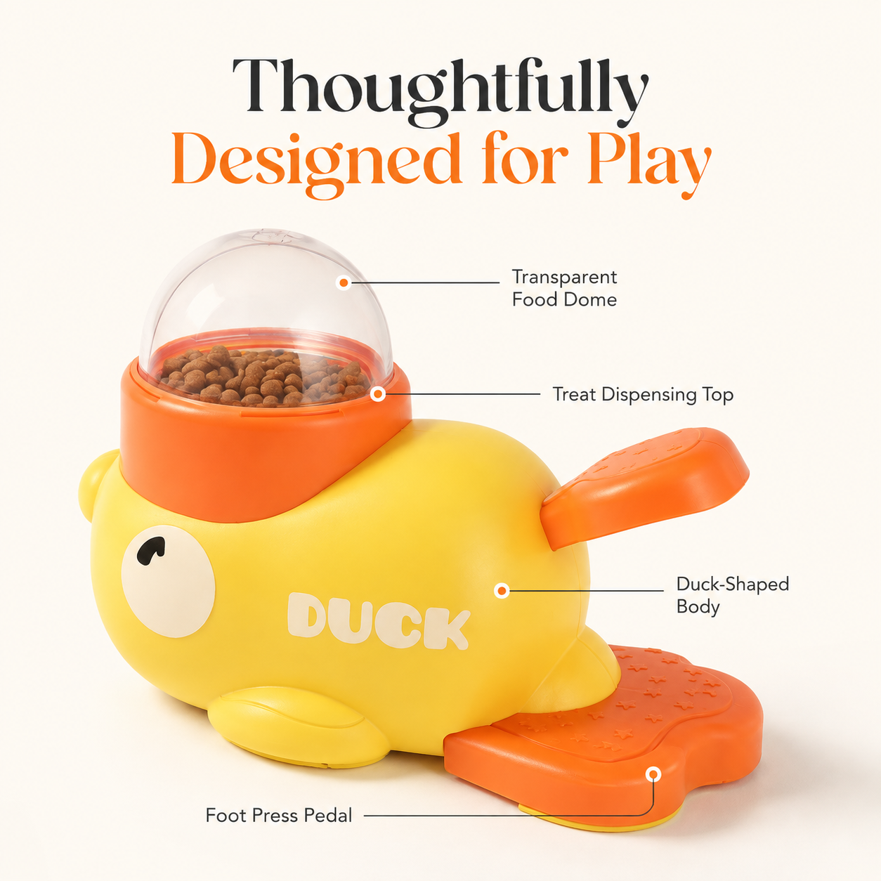 Interactive food toy for dogs