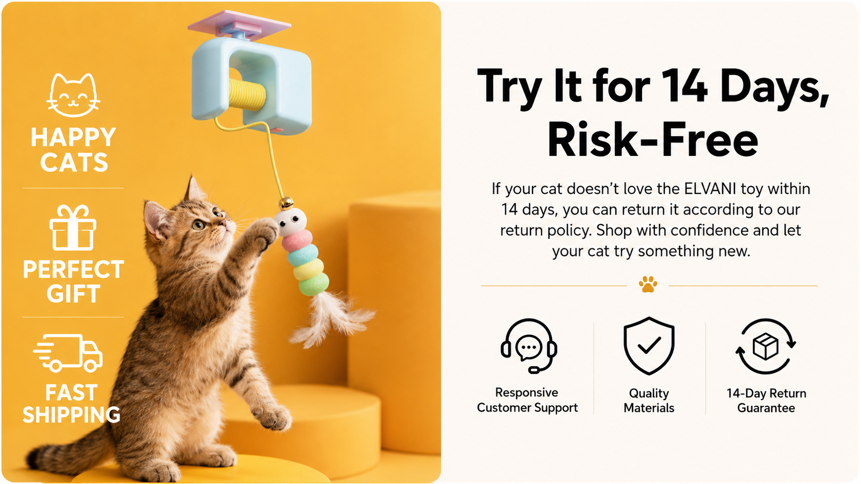 ELVANI 14-day return guarantee